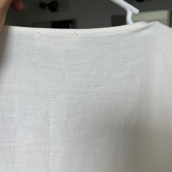 NWOT Entro White Flowy Cotton Dress - Picture 7 of 9